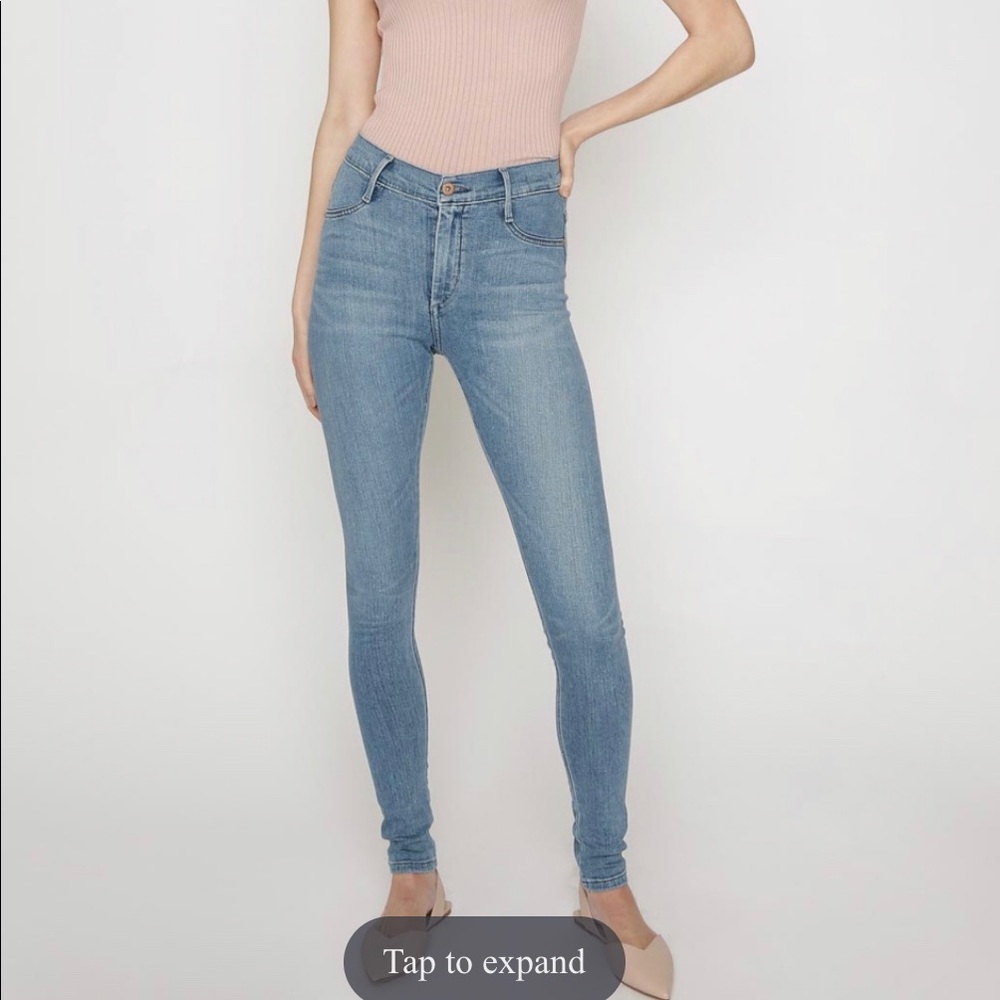 Denim leggings